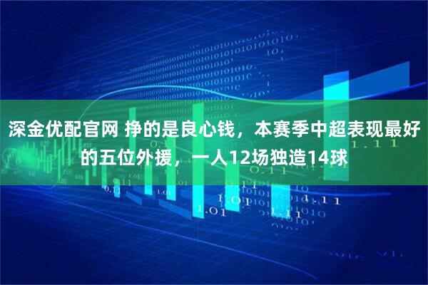 深金优配官网 挣的是良心钱，本赛季中超表现最好的五位外援，一人12场独造14球
